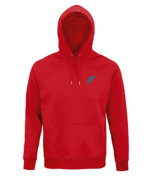 Hoodie basic eco red front