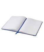 Notebook a5 hardcover blank open