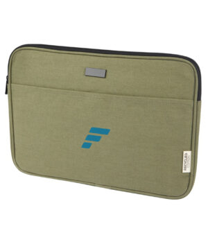 Laptop bag 14 rec canvas sleeve olive green